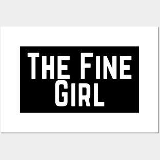 The Fine Girl Positive Feeling Delightful Pleasing Pleasant Agreeable Likeable Endearing Lovable Adorable Cute Sweet Appealing Attractive Typographic Slogans for Woman’s Posters and Art